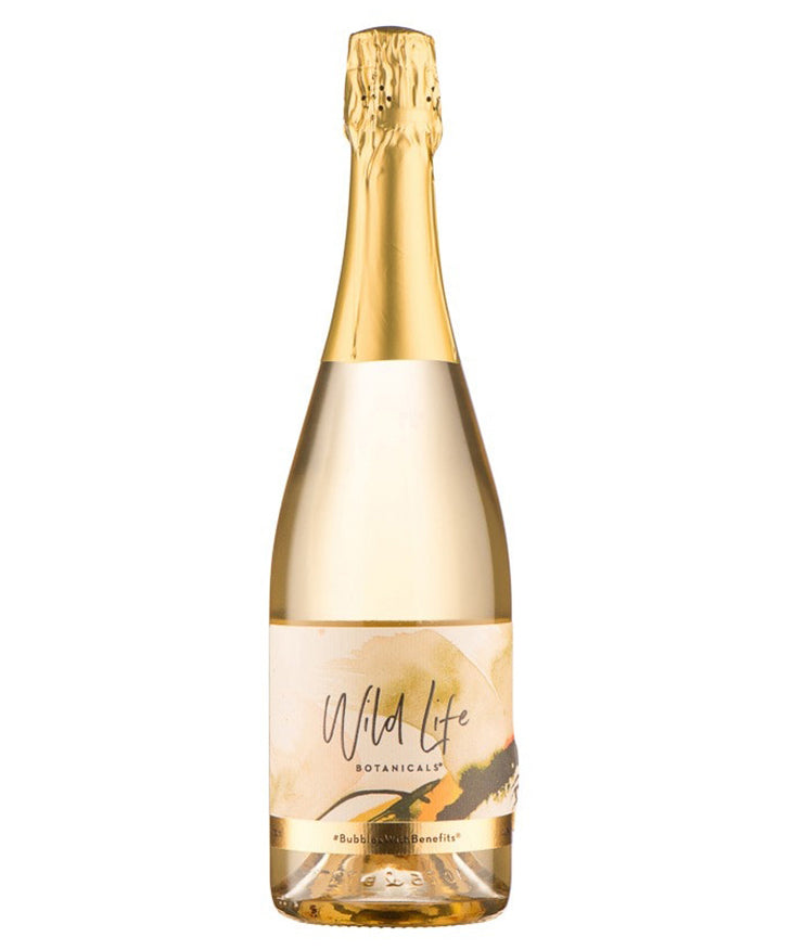 Wild Life Botanicals Nude Bubbles with Benefits sparkling English wine bottle image