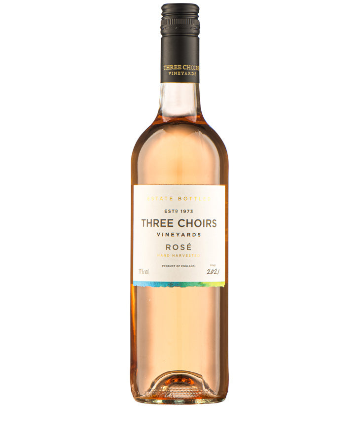 Three Choirs English Rose 2023 rosé English wine bottle image