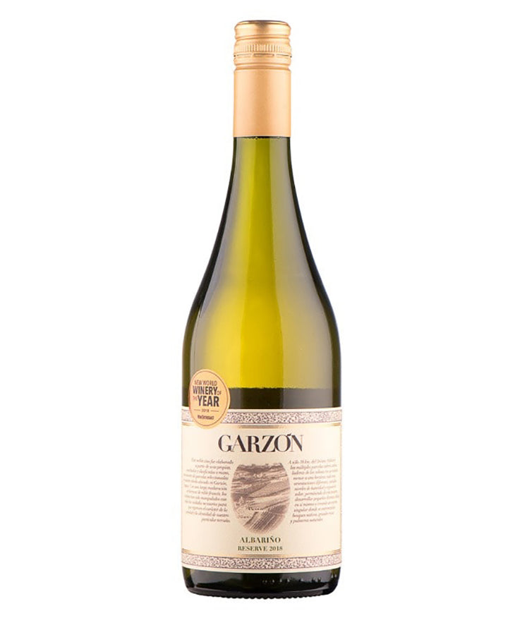 Garzon Albarino 2024 white Uruguayan wine bottle image