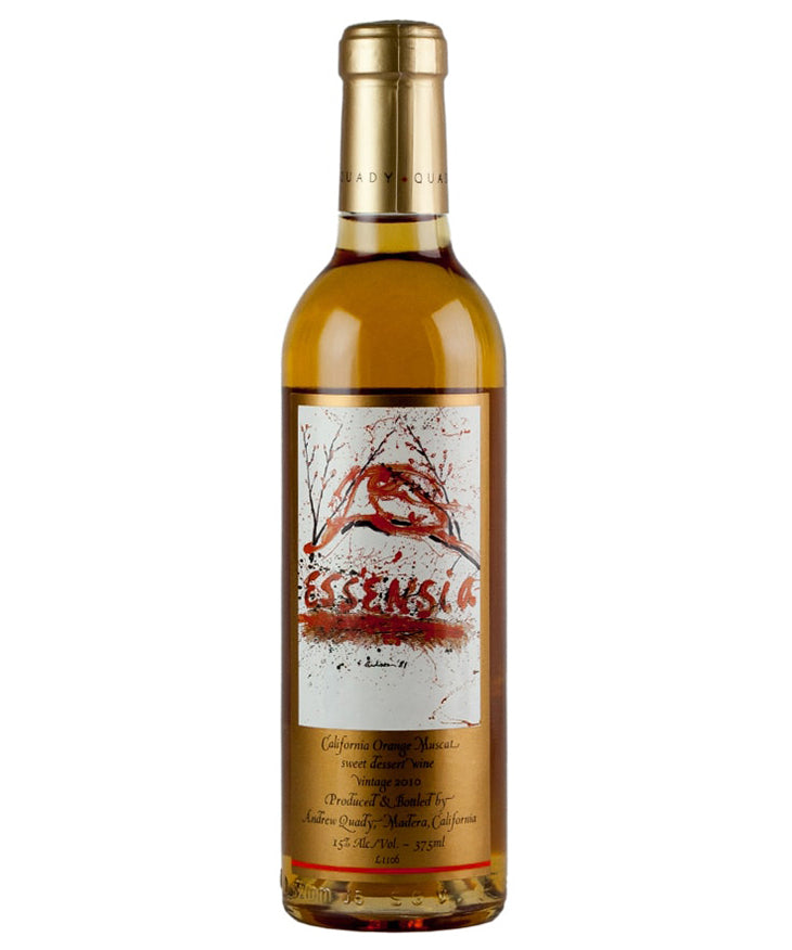 Quady Essencia Orange Muscat 37.5cl 2022 sweet white wine from California – wine bottle image