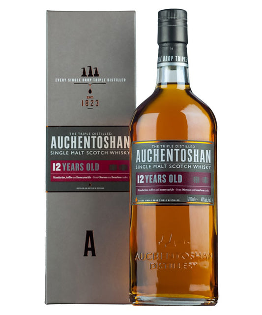 Auchentoshan 12 Year Old Single Malt Whisky Scottish Lowland 12 years old spirit bottle image