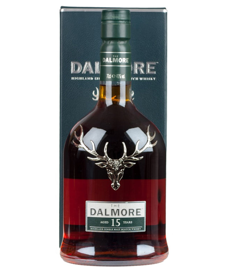 Dalmore 15 Year Old Single Malt Whisky Scotch spirit bottle image