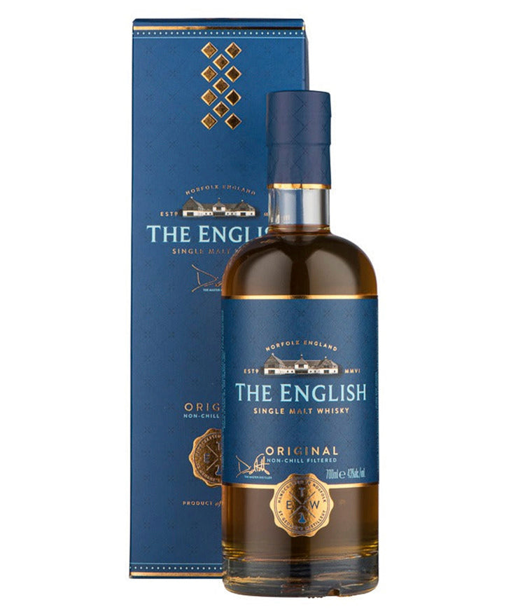 The English Original Whisky single malt spirit from Norfolk England – spirit bottle image