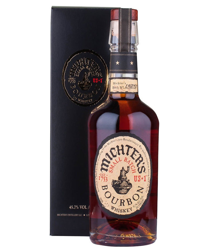 Michters No 1 Bourbon American whiskey spirit bottle with box – spirit bottle image