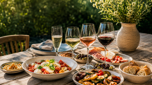 Summer food and wine pairings: easy matches for sharing plates, garden lunches and relaxed evenings
