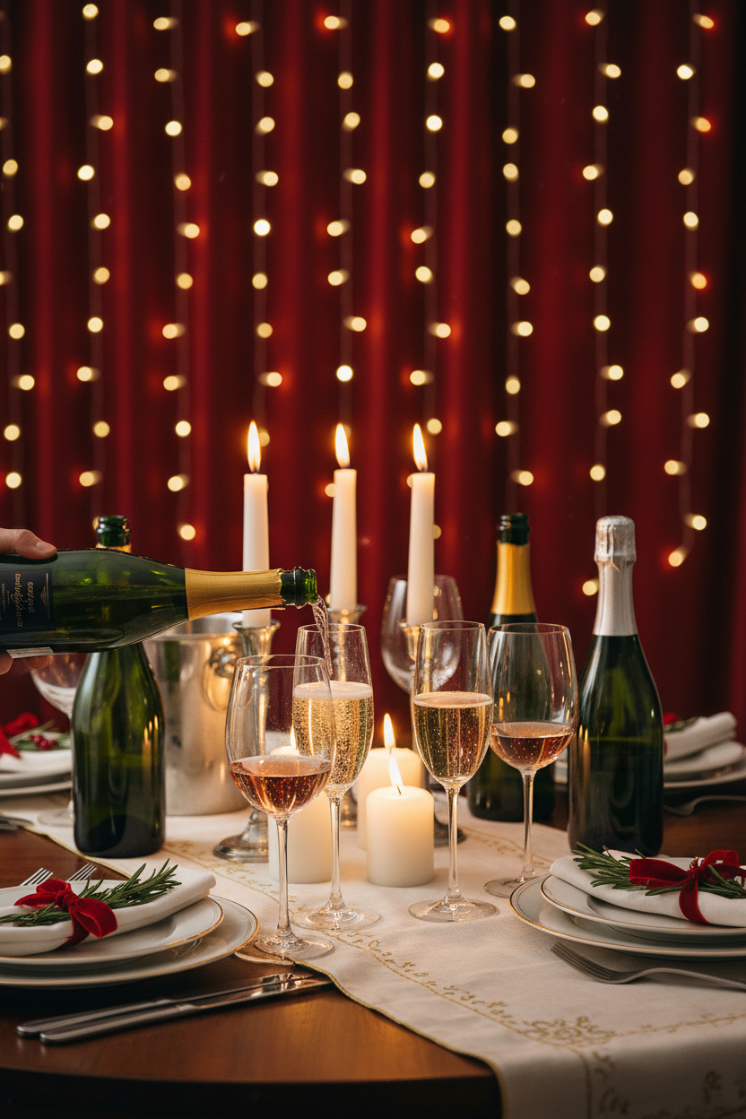 The Festive Bubbles Selection sparkling wine six-bottle case – wine bottle image