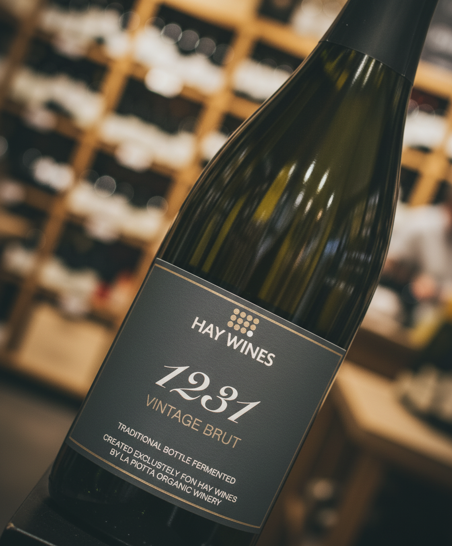 Hay Wines 1231 Vintage Brut 2020 La Piotta Italian sparkling wine – wine bottle image