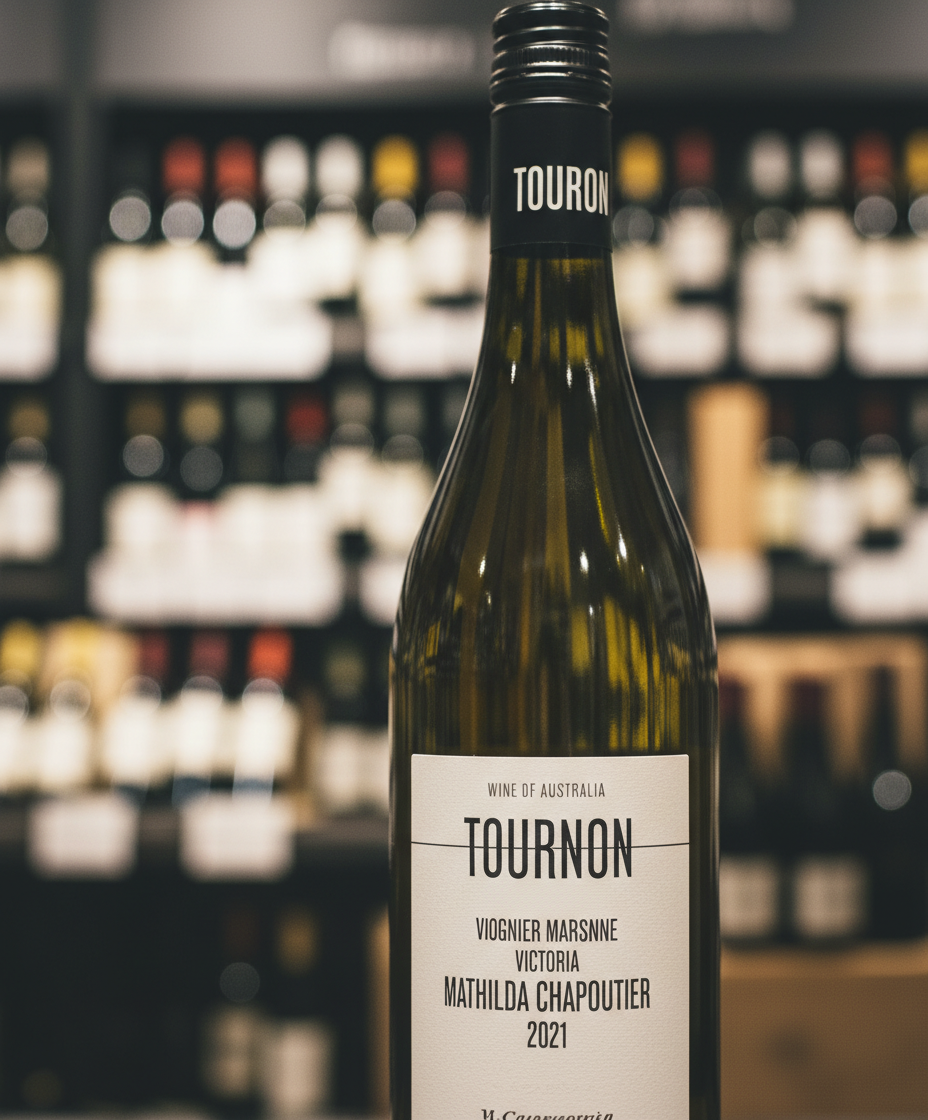 Domaine Tournon Mathilda Viognier Marsanne 2021 white wine bottle portrait in gallery position 2