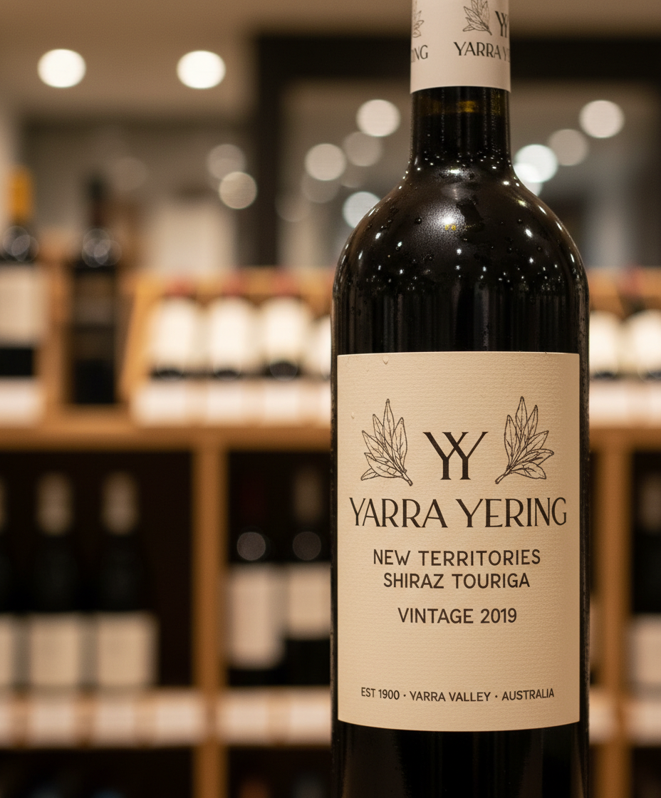 Yarra Yering New Territories Shiraz Touriga 2019 red wine bottle portrait gallery position 2