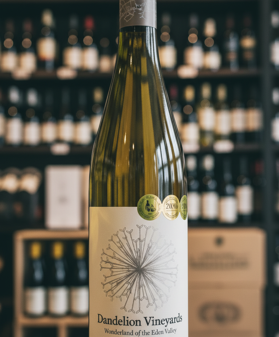 Dandelion Vineyards Enchanted Garden of the Eden Valley Riesling 2024 bottle in gallery position 2 portrait view