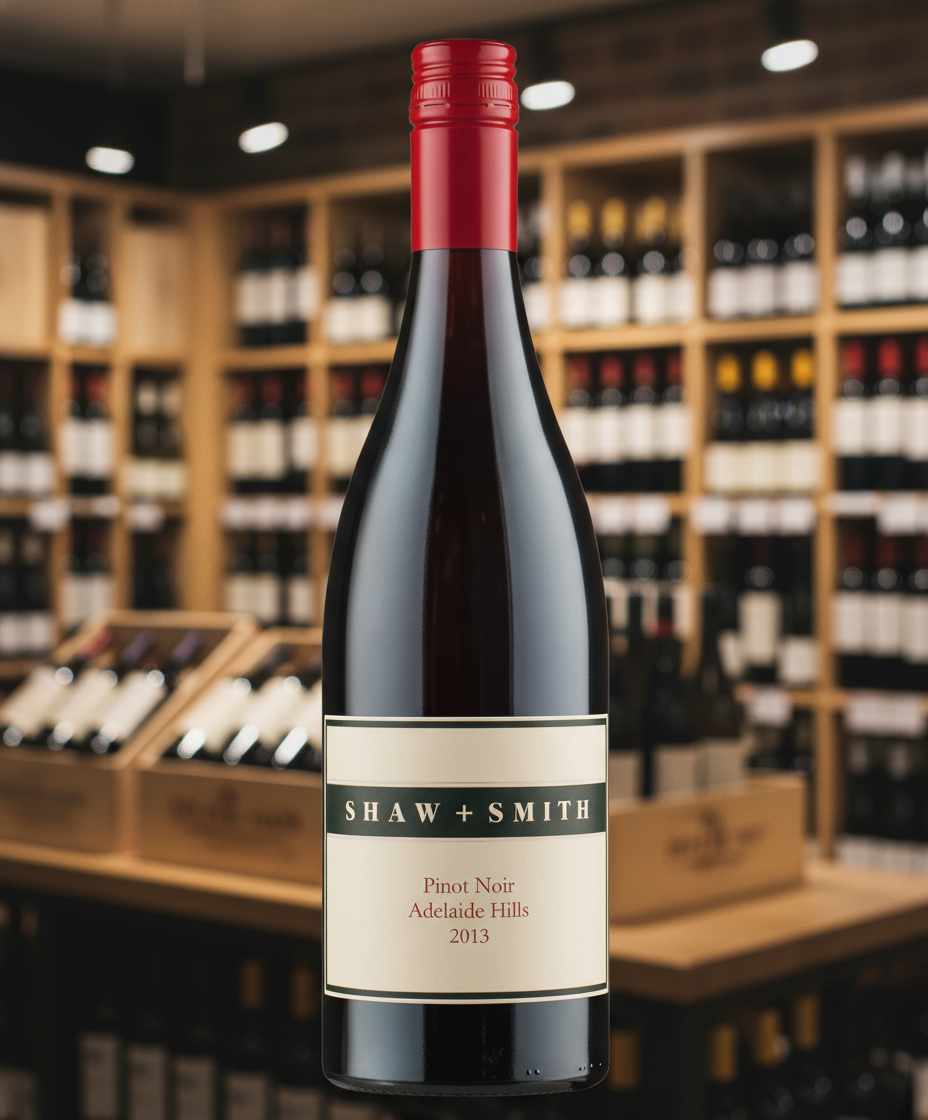 Shaw and Smith Pinot Noir 2021 bottle portrait, gallery position 2, 928x1120 dimensions, red wine