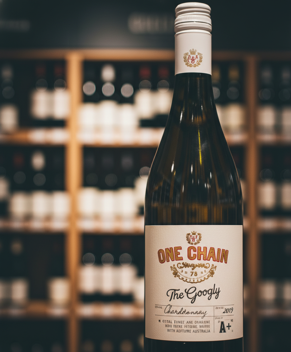 One Chain The Googly Chardonnay 2024 bottle portrait, gallery position 2, white wine from cooler climate vineyards