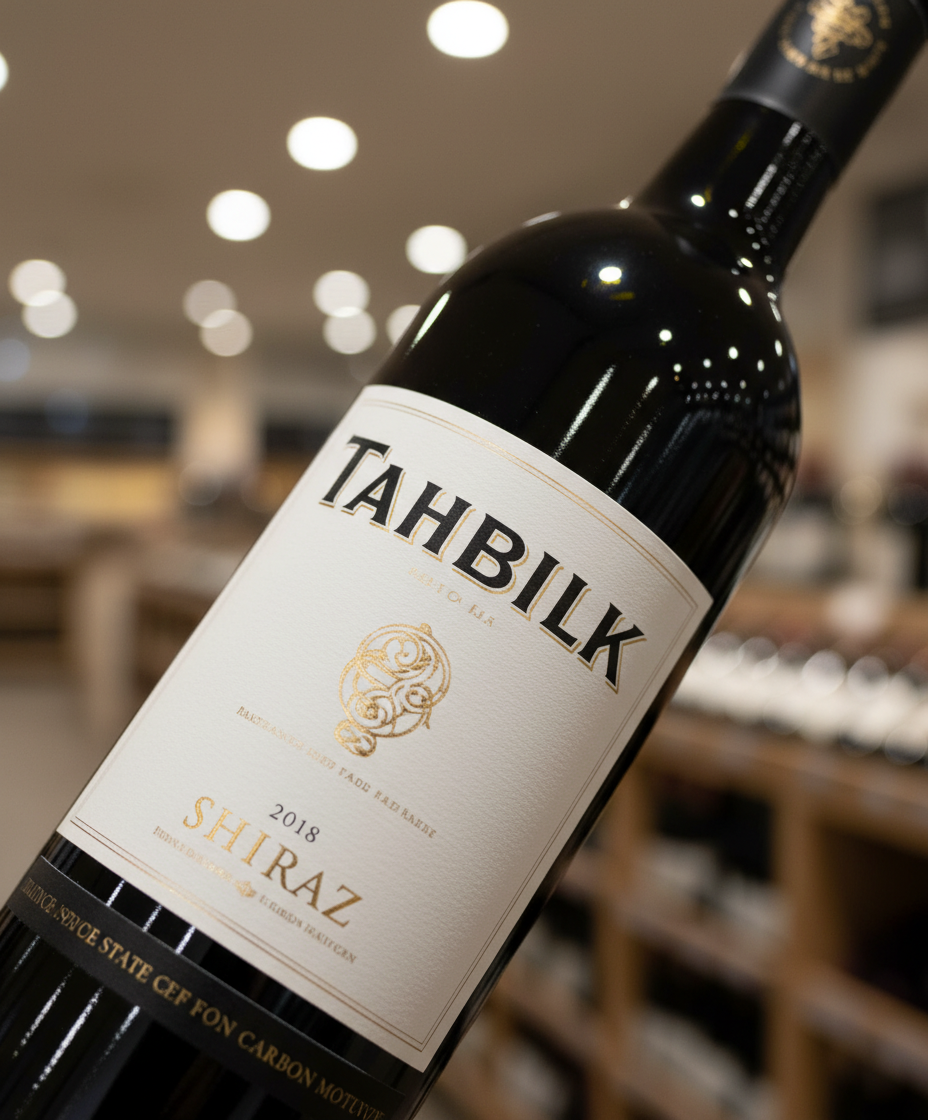 Tahbilk Nagambie Lakes Shiraz 2020 bottle in portrait orientation, gallery position 3, 928x1120px