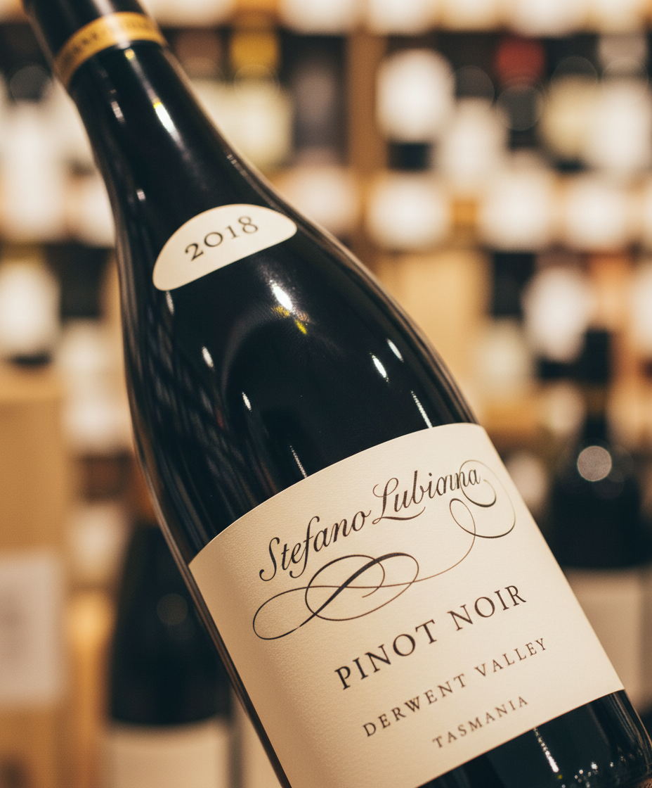 Stefano Lubiana Estate Pinot Noir 2020 bottle portrait, gallery position 3, red wine, Italian wine
