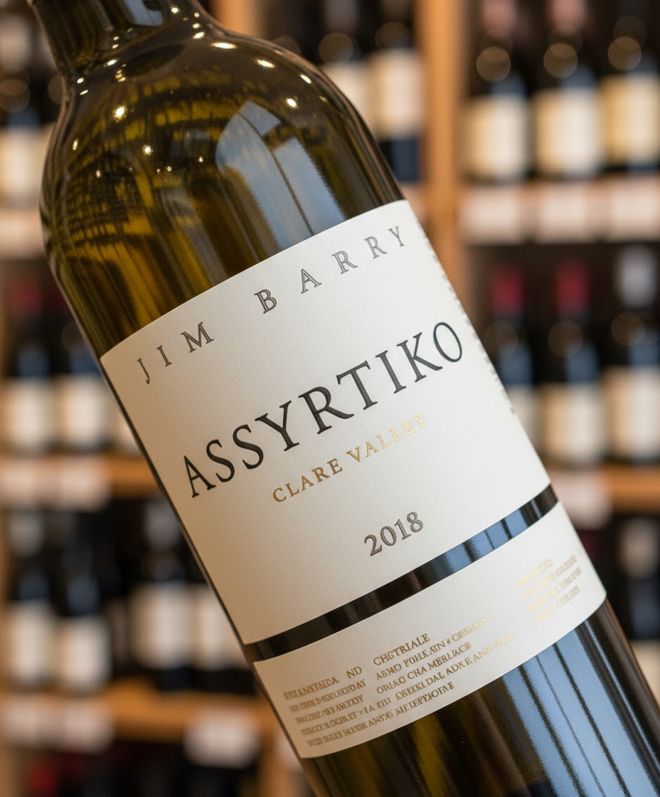 Jim Barry Clare Valley Assyrtiko 2022 bottle in portrait, gallery position 3, 928x1120 dimensions