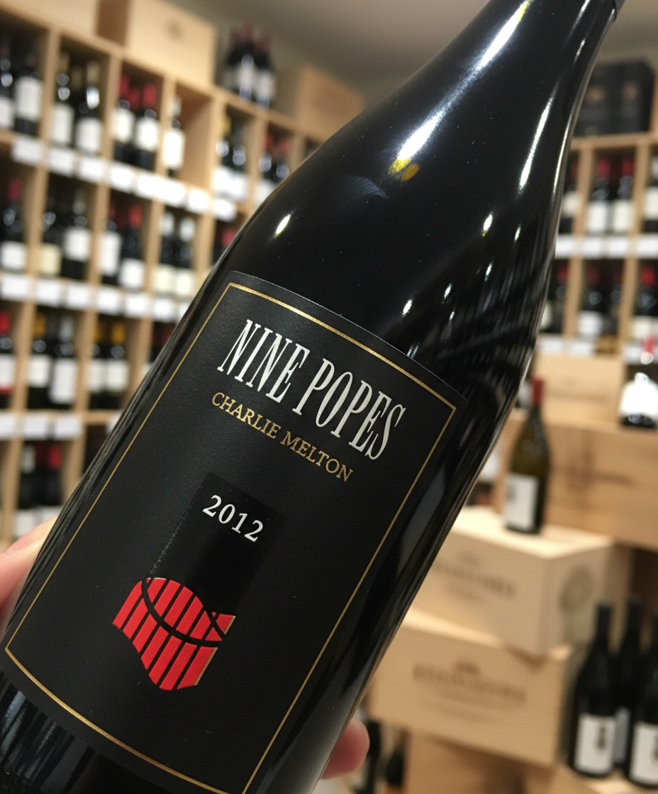 Charles Melton Nine Popes 2018 red wine bottle close-up gallery position 3 portrait 928x1120