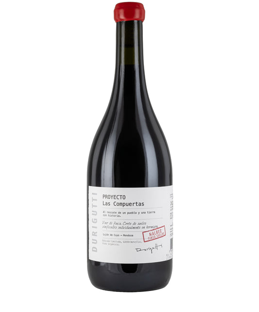 Durigutti Proyecto Las Compuertas Malbec 5 Suelos 2023 Argentine red wine bottle image