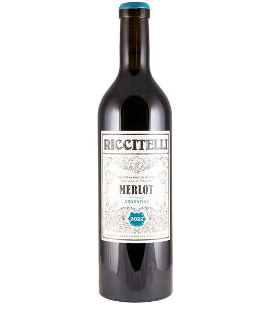 Matias Riccitelli Old Vine Patagonia Merlot 2022 red wine from Argentina – wine bottle image