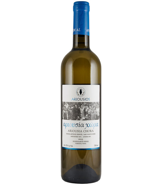 Ariousios Chora White 2023 Greek white wine bottle – wine bottle image