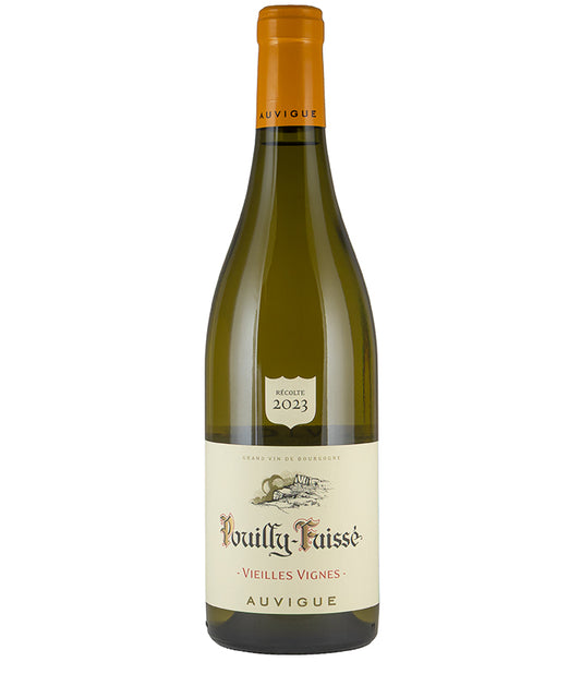 Domaine Auvigue Pouilly Fuisse Vieilles Vignes 2023 white Burgundy France wine bottle image