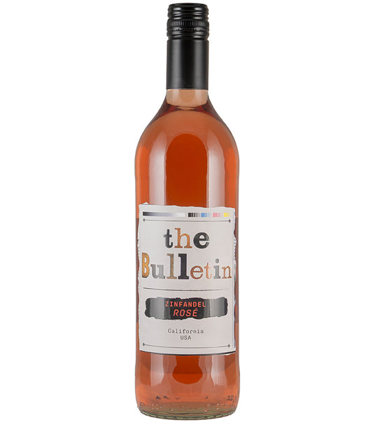 The Bulletin Zinfandel Rose California USA rosé wine bottle image