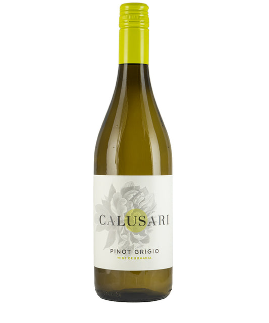 Calusari Pinot Grigio 2024 Romanian white wine bottle image