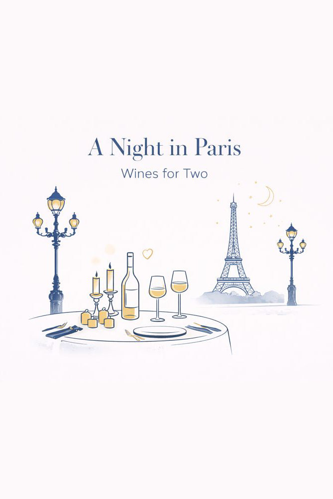 A Night in Paris - Wines for Two French wine gift set – wine bottle image