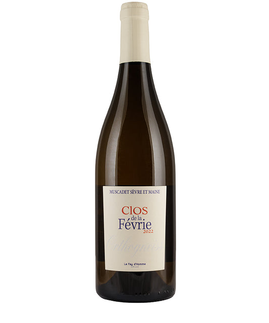 Bottle of Domaine le Fay d’Homme Muscadet Clos de la Févrie Orthogneiss 2022 white organic fine wine from France
