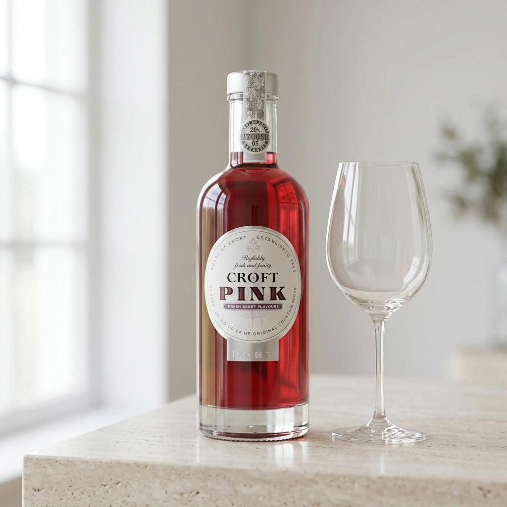 Croft Pink Port 50cl | Croft Pink Port 50cl – Douro, Portugal Rosé Fortified Wine