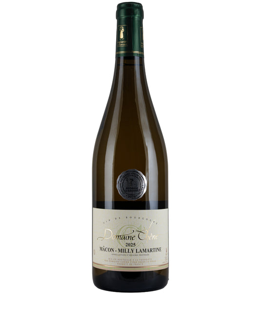 Domaine Chene Macon Milly Lamartine 2025 white wine bottle