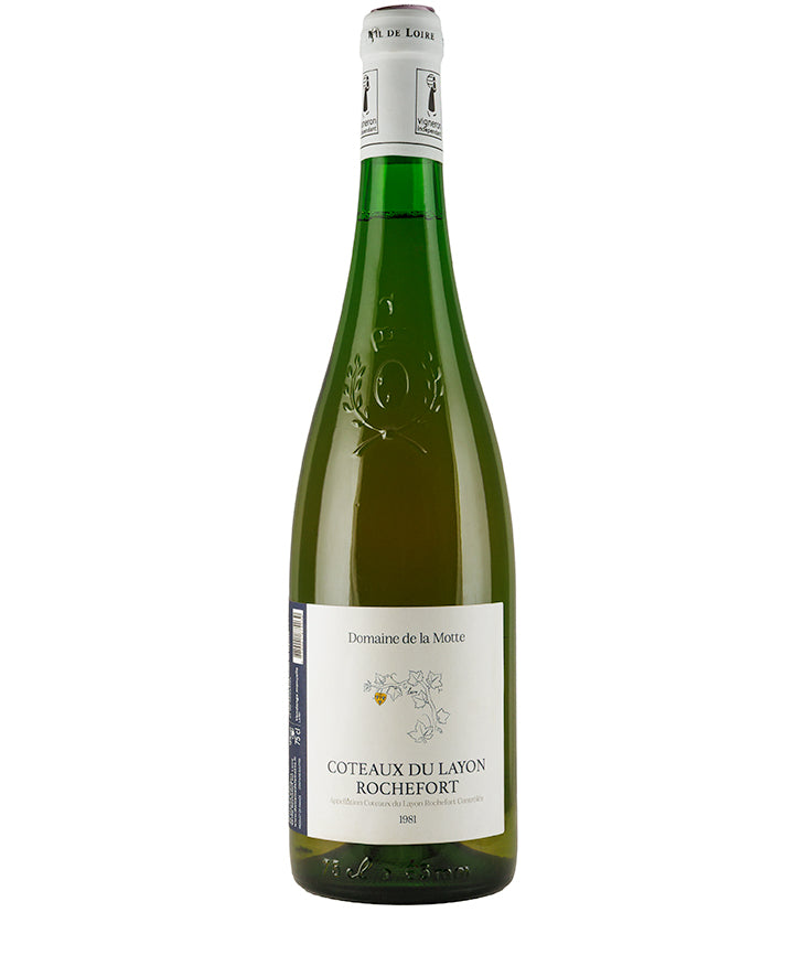 Domaine de la Motte Coteaux du Layon Rochefort 1981 bottle of white dessert wine from Loire Valley.