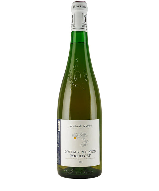Domaine de la Motte Coteaux du Layon Rochefort 1981 bottle of white dessert wine from Loire Valley.