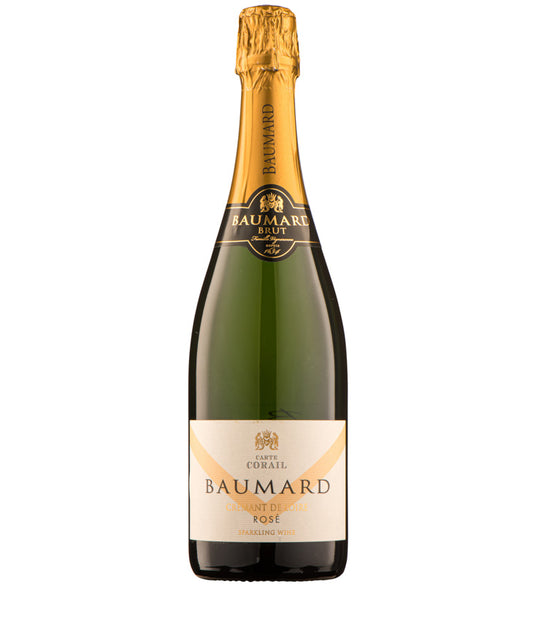 Domaine des Baumard Cremant de Loire Rose NV sparkling rosé French wine bottle image