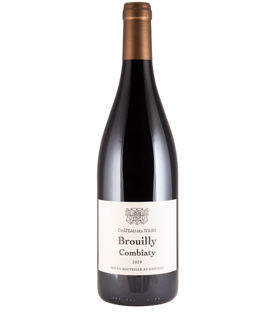 Chateau des Tours Brouilly Combiaty 2020 red French wine from Beaujolais – wine bottle image