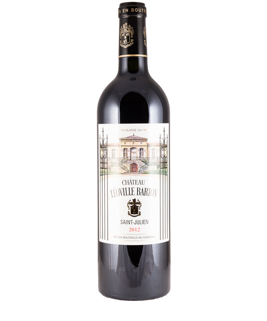 Chateau Leoville Barton Saint-Julien 2012 red French Bordeaux wine – wine bottle image
