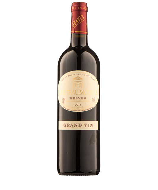 Chateau Mouras Graves 2022 red French Bordeaux wine bottle image
