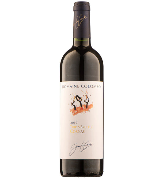 Domaine Colombo Terres Brulees Cornas 2019 French red wine Rhône Valley – wine bottle image