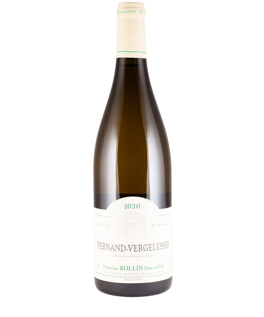 Domaine Rollin Pernand-Vergelesses Blanc 2021 white Burgundy French wine – wine bottle image