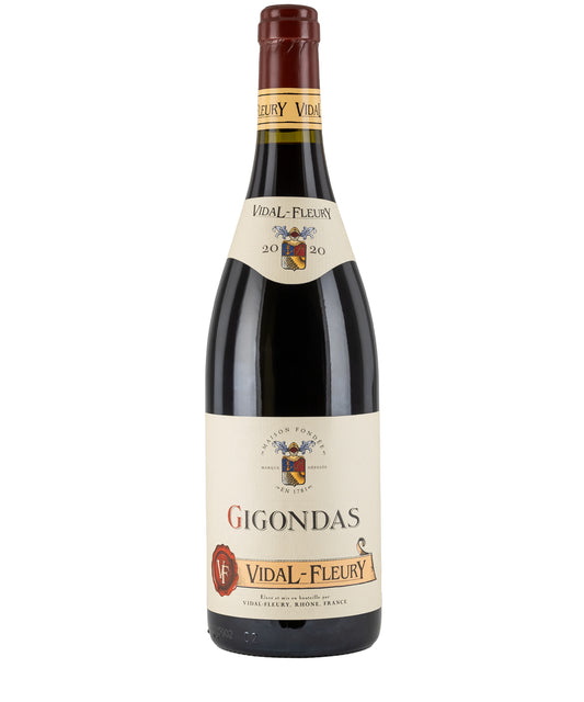 Vidal-Fleury Gigondas 2020 red French Rhône wine bottle image