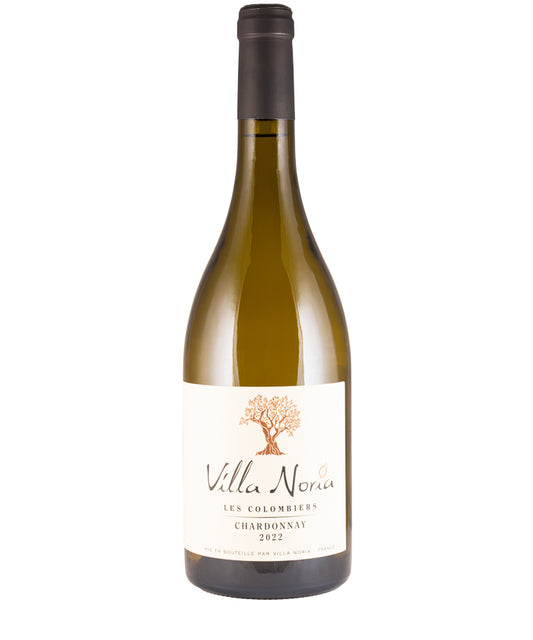 Villa Noria 'Les Colombiers' Chardonnay 2023 French white wine bottle image