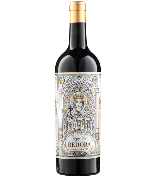 Bedoba Saperavi 2022 red Georgian wine bottle image