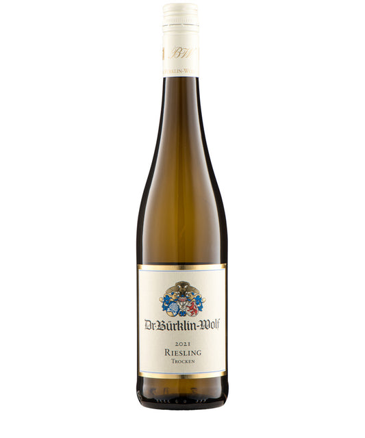 Dr Burklin Wolf Riesling Trocken 2022 white German wine bottle image