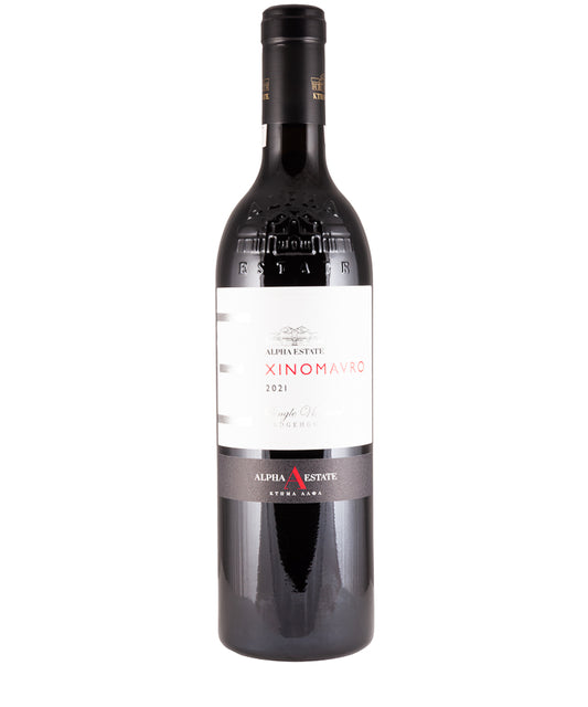 Alpha Estate Single Vineyard Hedgehog Xinomavro 2022 red Greek wine – wine bottle image