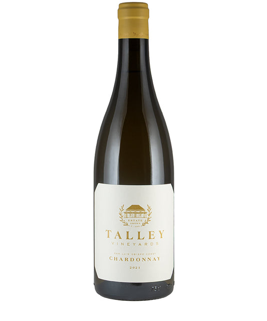 Talley Vineyards Estate Chardonnay 2022 bottle showcasing fine wine from California with elegant label design