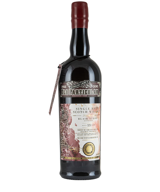 Blair Athol 13 Year Old Old Particular Red Wine Cask single malt Scotch whisky bottle image