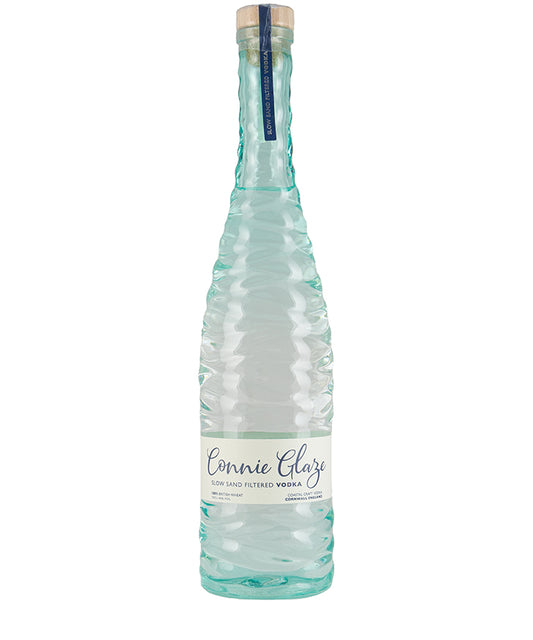 Connie Glaze Slow Sand Filtered Vodka clear spirit bottle image