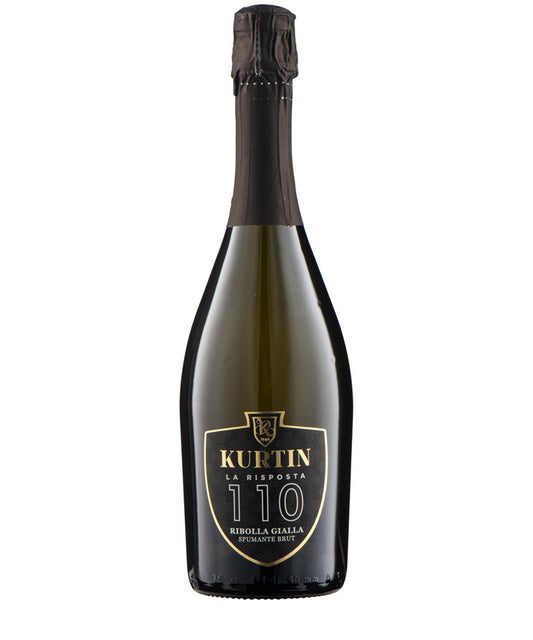 Kurtin La Riposta 110 Ribolla Gialla Spumante Brut Italian sparkling wine bottle image