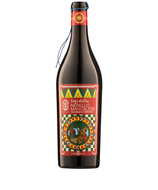 Luna Gaia Nerello Mascalese Logistilla 2023 Italian red wine from Sicily – wine bottle image
