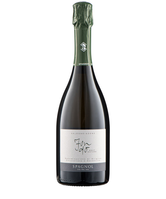Spagnol Colfondo Prosecco Il Fondo Brut Nature 2022 sparkling Italian white wine bottle image