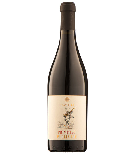 Trastullo Primitivo 2024 red Italian wine from Puglia – wine bottle image